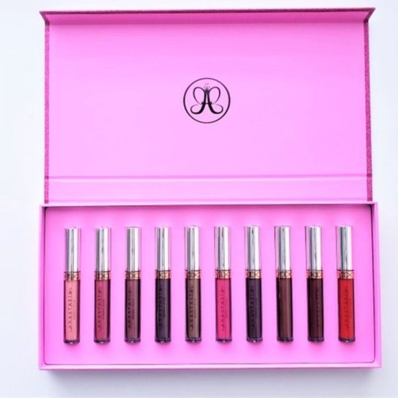 NIB Anastasia Limited Edition Liquid Lipstick Vault $100 - Picture 8 of 17
